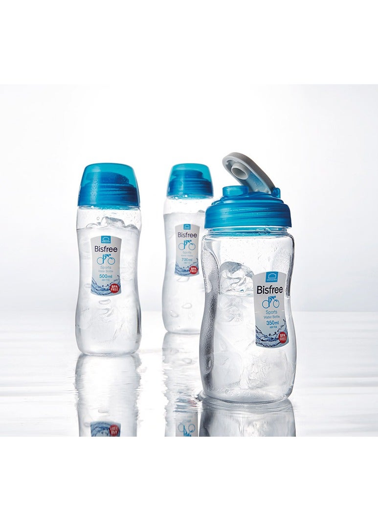 LOCK & LOCK LocknLock Sports Water Bottle Tritan 350ml with Straw - BPA-Free, Durable, Stain and Odor-Resistant, Shock-Resistant - Image 4