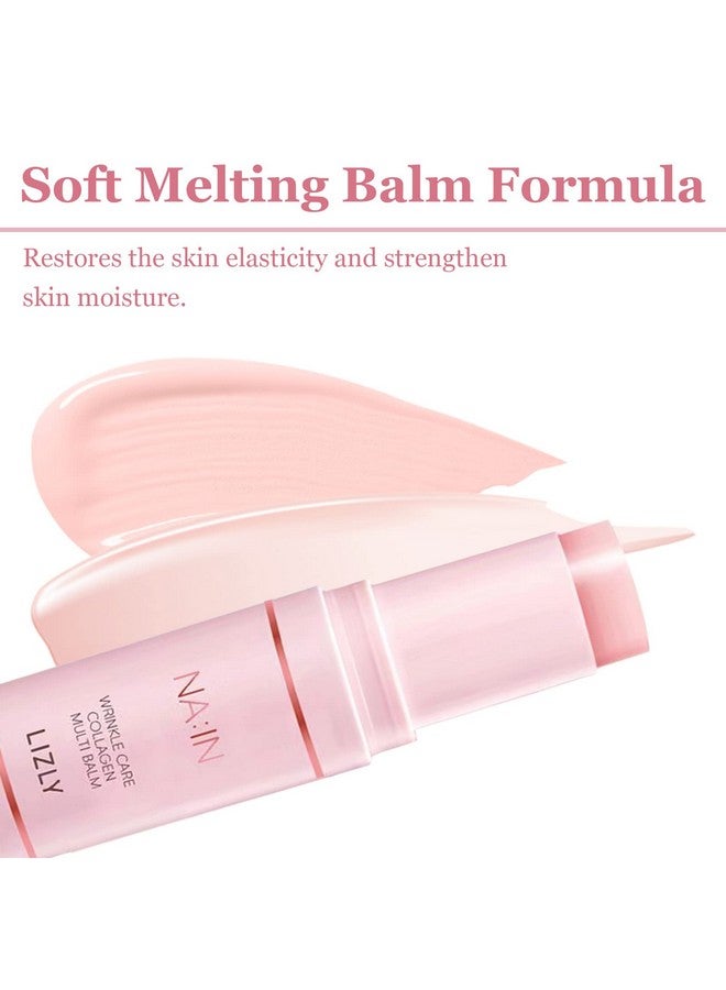 Wrinkle Bounce Multi Balm Stick Korean Allinone Wrinkle Bounce Moisturizing Balm Hydrating Collagen Moisturizer Face Balm Stick Compact Eye Balm For Antiwrinkle And Watery Glow