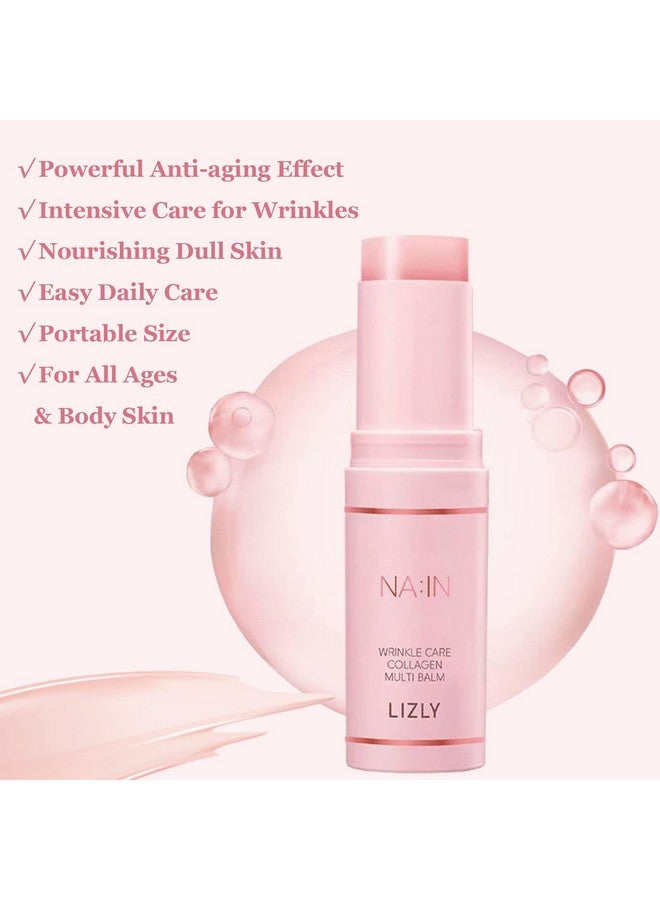 Wrinkle Bounce Multi Balm Stick Korean Allinone Wrinkle Bounce Moisturizing Balm Hydrating Collagen Moisturizer Face Balm Stick Compact Eye Balm For Antiwrinkle And Watery Glow