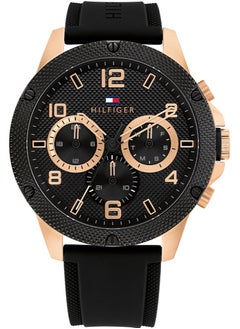 Tommy Hilfiger Plus Men's Silicone Analog Wrist Watch 1792028  - Image 1