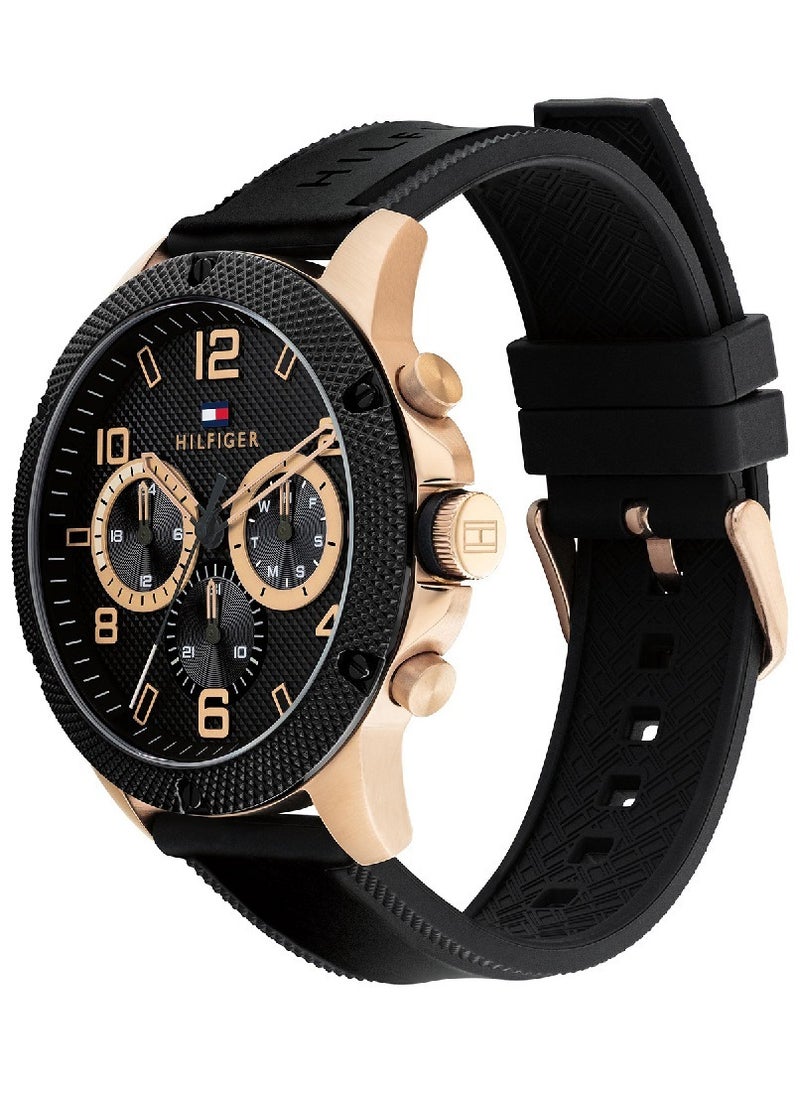 Tommy Hilfiger Plus Men's Silicone Analog Wrist Watch 1792028  - Image 2