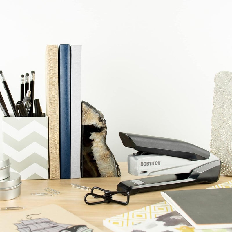 PaperPro Bostitch Office InPower Desktop Eco-Friendly Stapler, One-Finger Technology, Jam-Free, Includes 210 Staples, Black (1100) - Image 2