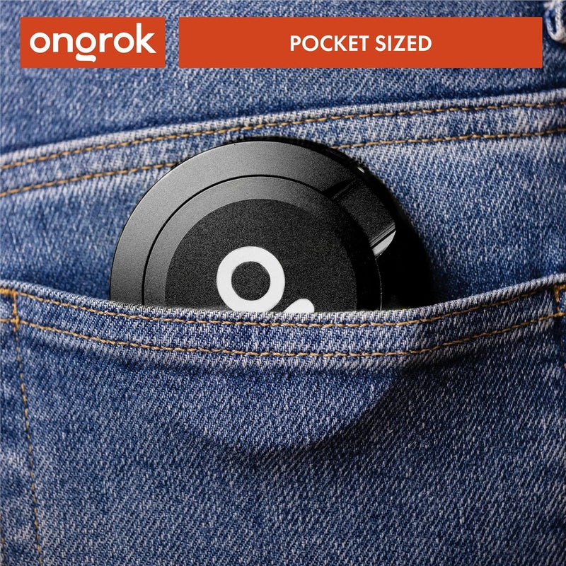 ONGROK ZPuck, Aluminum Pouch Holder, Metal Airtight/Air Proof Storage Container, Preserve Flavor, Sleek and Portable Tin Holder for Pouches & Small Essentials (Black) - Image 5