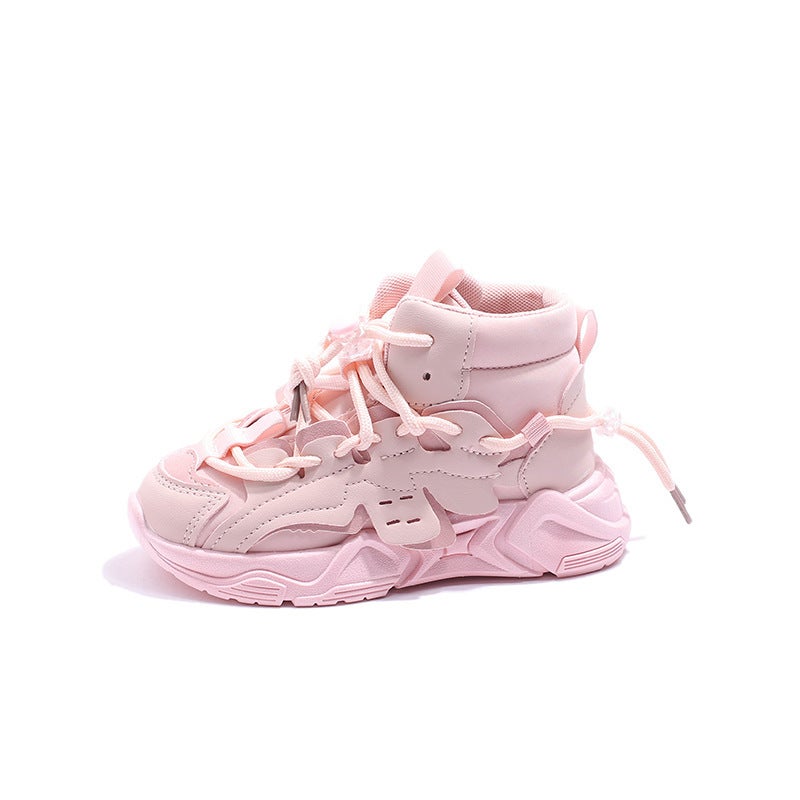 Mesh Sneakers Lightweight Flexible Sole Walking Shoes For Kids Indoor And Outdoor Activities - Image 1