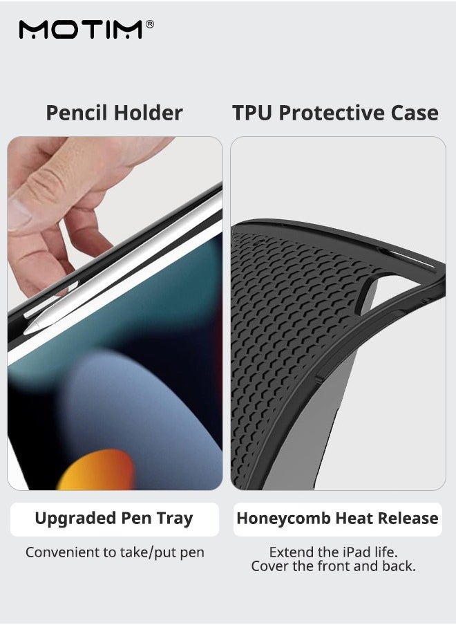 Motim - Keyboard Case foriPad Air4/5/6 10.9/11 2024 M2, iPad Pro 10.9 inch 2022 2020 Case, Wireless Magnetically Detachable Keyboard, Full Protection Tablet Keyboard Cover with Pencil Holder for iPad 10.9" Air 6th 5th 4th Generation - Image 1