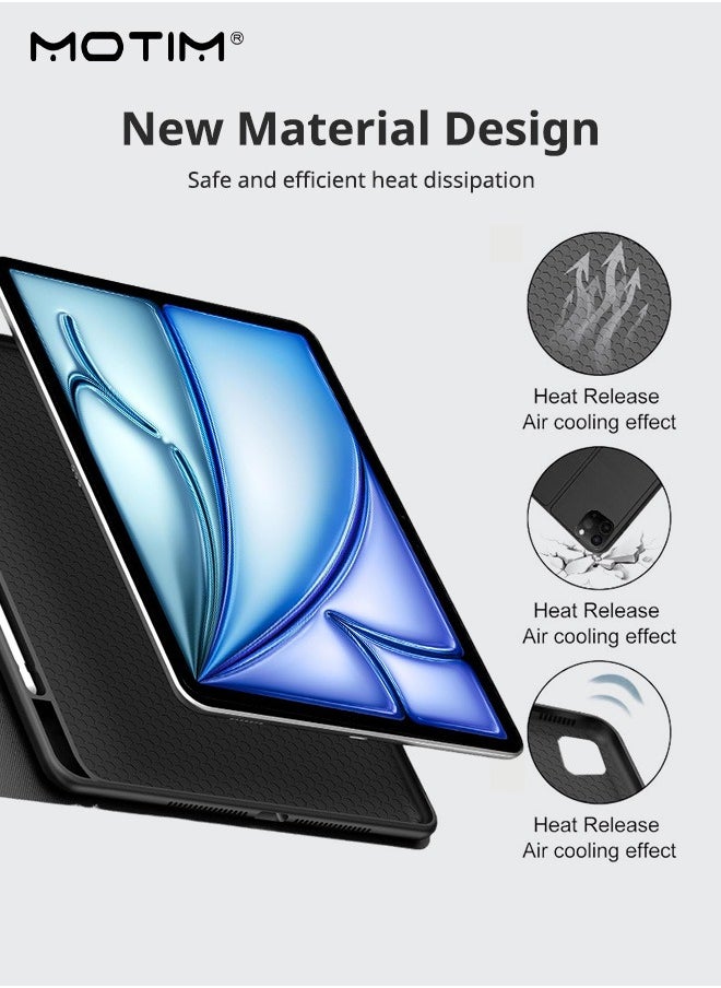 Motim - Keyboard Case foriPad Air4/5/6 10.9/11 2024 M2, iPad Pro 10.9 inch 2022 2020 Case, Wireless Magnetically Detachable Keyboard, Full Protection Tablet Keyboard Cover with Pencil Holder for iPad 10.9" Air 6th 5th 4th Generation - Image 1