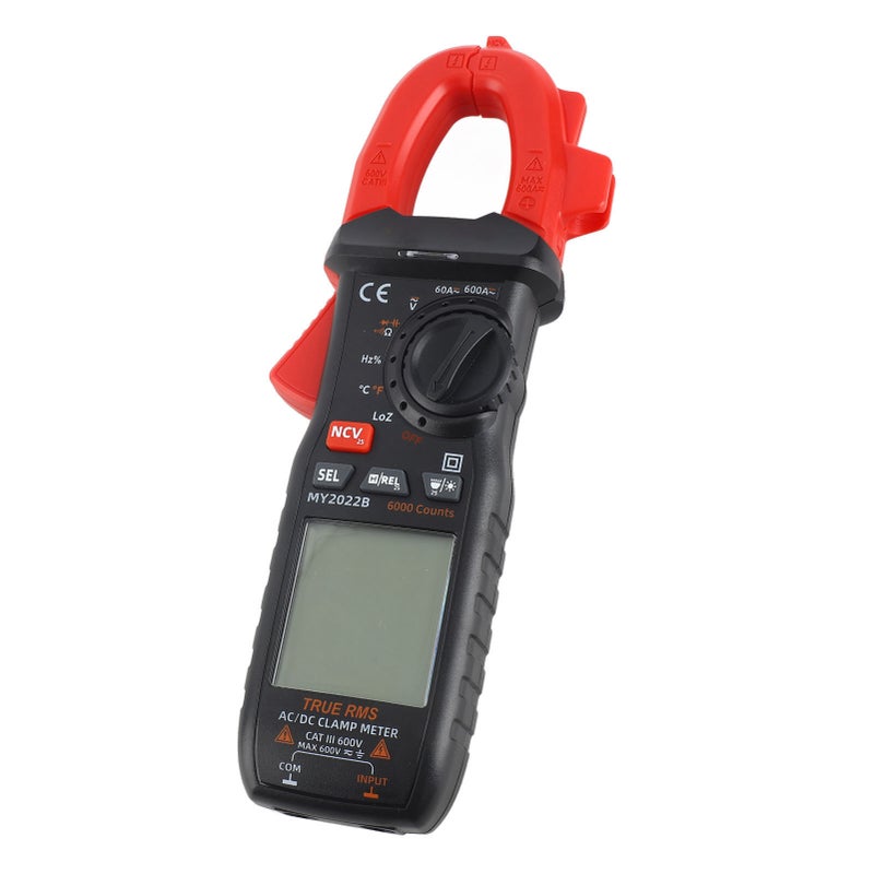 Clamp Meter Digital Display Multimeter Ammeter Voltmeter Tester for AC DC Circuit - Image 4