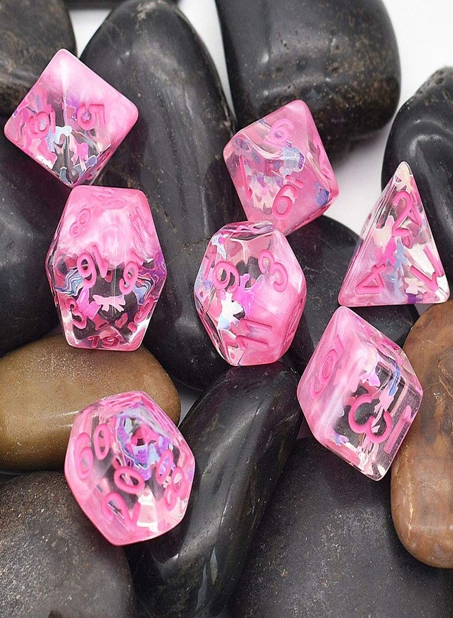 UDIXI Pink DND Dice Set, RPG D&D Polyhedral Dice Set Compatible with Role Playing Game, Board Games - Image 5