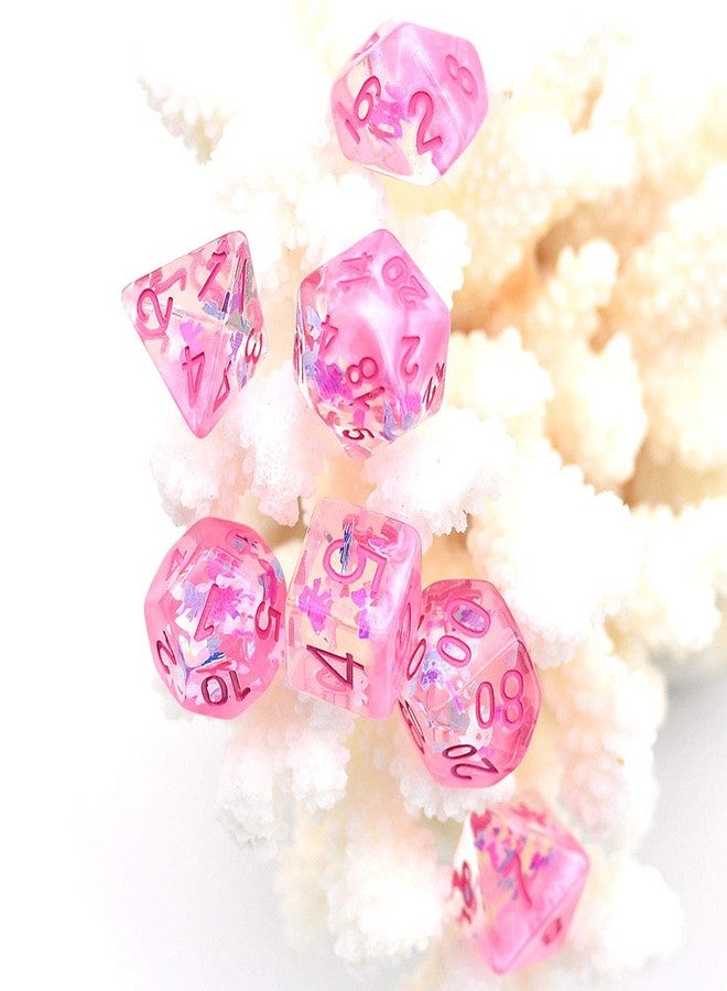 UDIXI Pink DND Dice Set, RPG D&D Polyhedral Dice Set Compatible with Role Playing Game, Board Games - Image 4