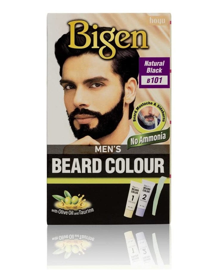 Bigen Bigen Mens Beard Colour Natural Black B101  - Image 1