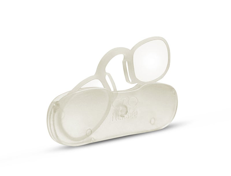 Flexsee Clear Round Gravity Ready Reading Glasses Power 3 - Image 5