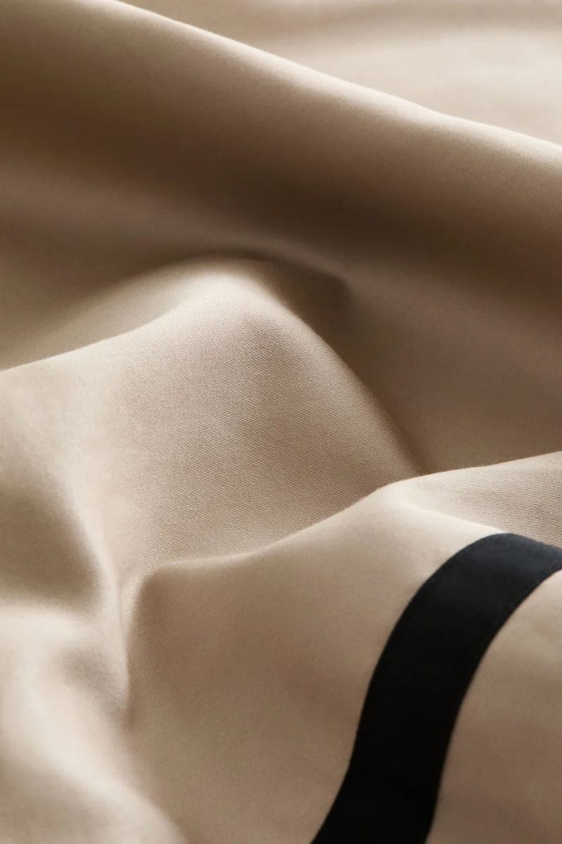 اتش اند ام غطاء وسادة من القطن المصري