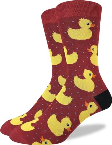 Good Luck Sock Men's Rubber Ducks Socks, Adult, Shoe Size 7-12 - Image 4