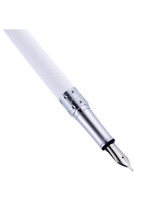 Pimio Pen Signature Pen Student Adult Calligraphy Ink Pen Business Office Graduation Gift 605 Porcelain White - Image 1