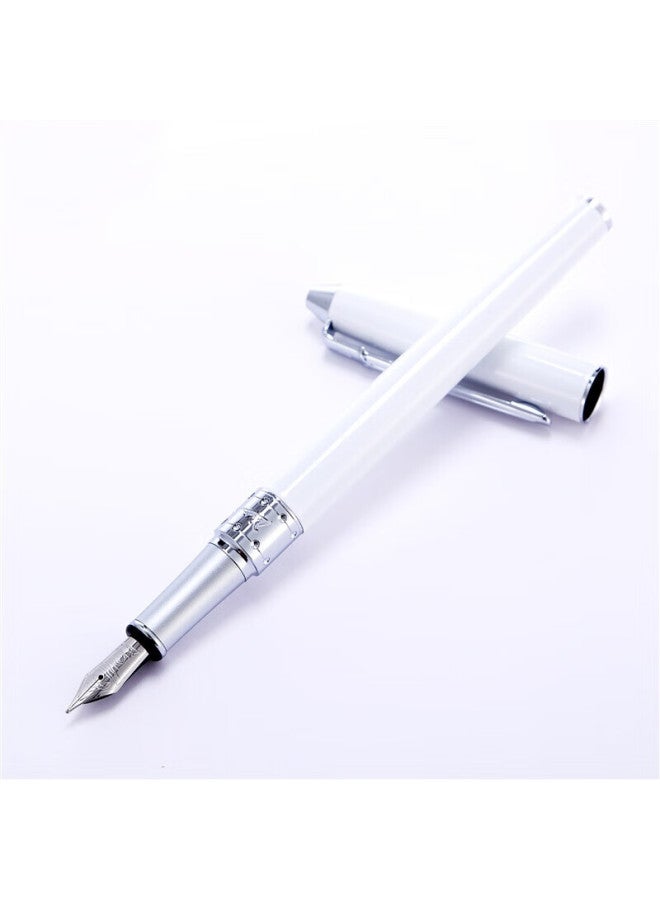 Pimio Pen Signature Pen Student Adult Calligraphy Ink Pen Business Office Graduation Gift 605 Porcelain White - Image 2