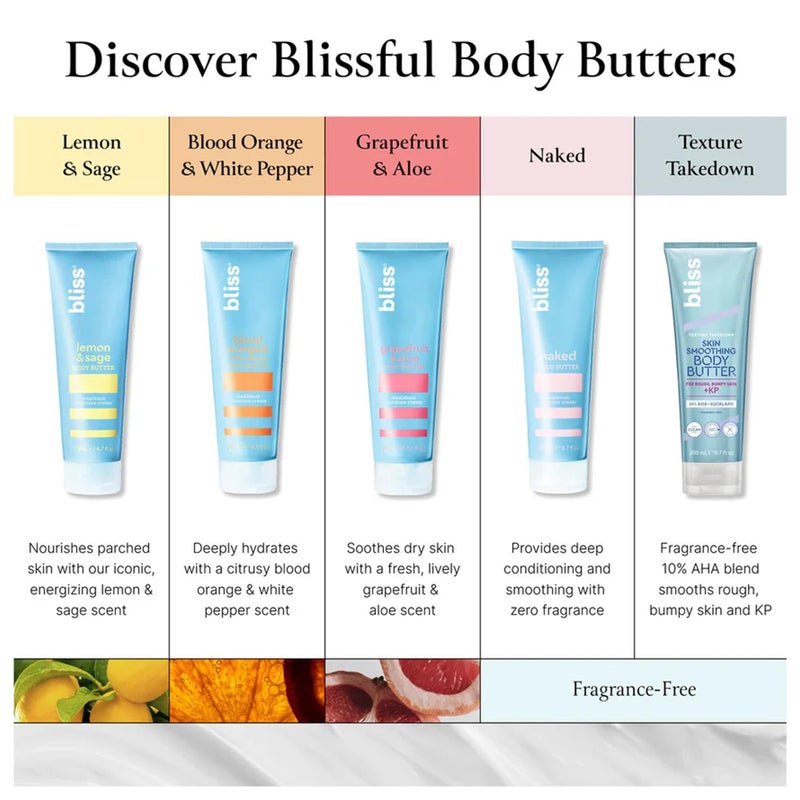 Bliss Lemon and Sage Body Butter - Iconic Scent with Shea Butter and Coconut Oil for Long-Lasting Maximum Moisture - Body Lotion for Smooth, Soft Skin - Vegan and Cruelty-Free - 6.7 Fl Oz - Image 5