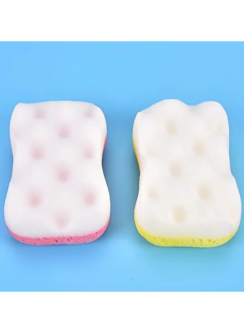 أوريتي فاخرة العناية بالبشرة تدليك حمام الاسفنجة لينة ومريحة، يمتص الماء، غنية وكثيفة الرغوة، لون عشوائي-1 قطعة - Image 1