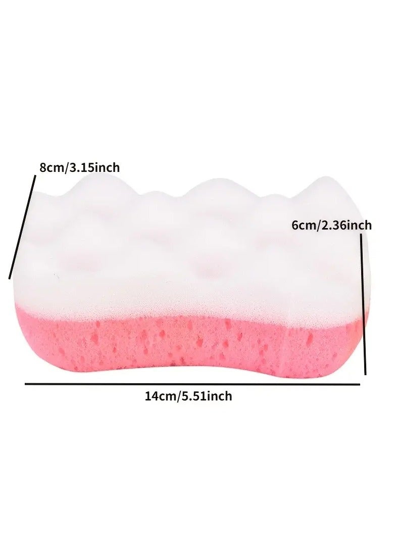 أوريتي فاخرة العناية بالبشرة تدليك حمام الاسفنجة لينة ومريحة، يمتص الماء، غنية وكثيفة الرغوة، لون عشوائي-1 قطعة - Image 4