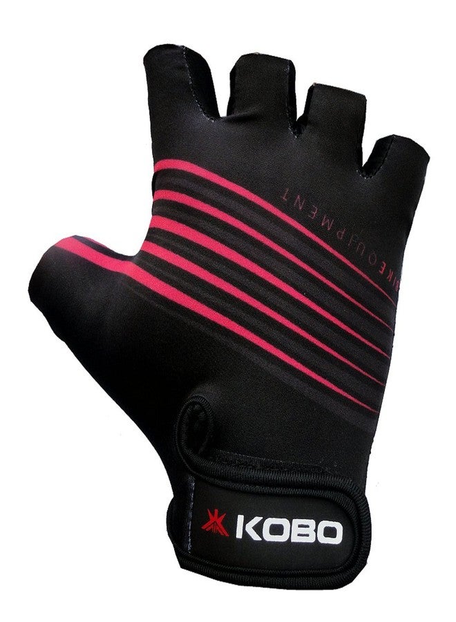 Kobo Ladies Exercise Weight Lifting Grippy Hand Protector Padded Gym & Fitness Gloves (Size-Medium) - Image 5