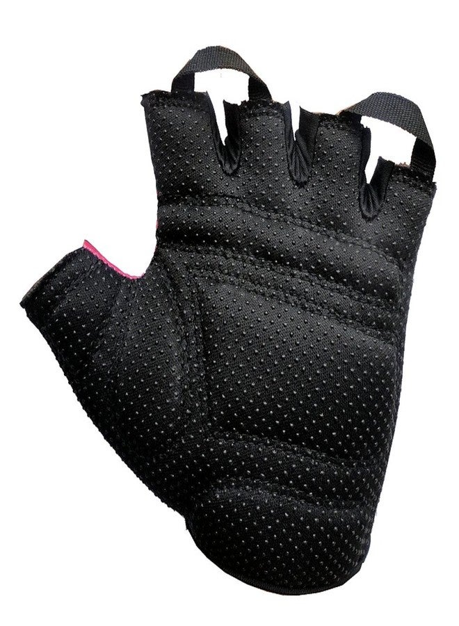 Kobo Ladies Exercise Weight Lifting Grippy Hand Protector Padded Gym & Fitness Gloves (Size-Medium) - Image 4