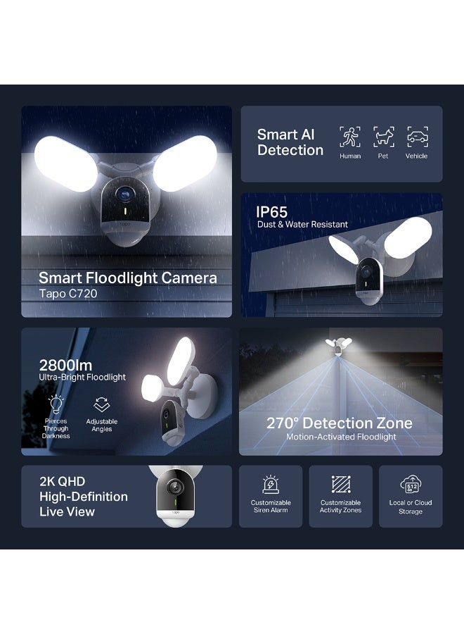 تابو كاميرا Tapo C720 الذكية - Image 2