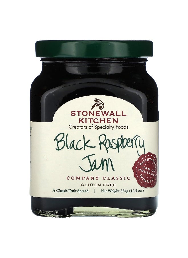 Stonewall Kitchen Stonewall Kitchen, Black Raspberry Jam, 12.5 oz (354 g)  - Image 1