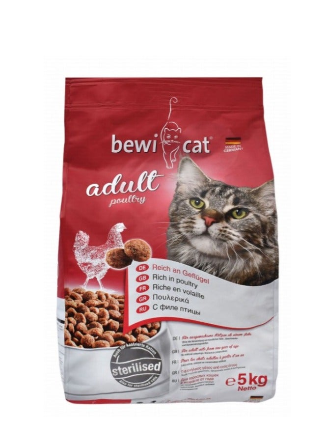 بيوي كات Dry Food with Poultry 5kg