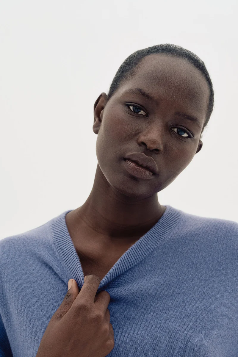 اتش اند ام كنزة فضفاضة من الكشمير