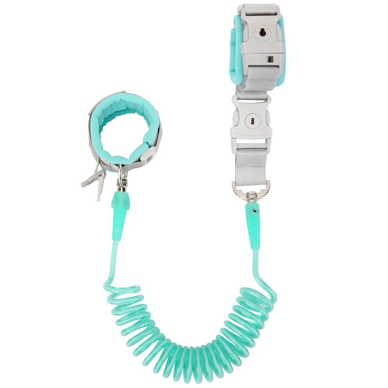 Blisstime 2 in 1 Toddler Leash -Anti Lost Wrist Link for Toddlers -Toddler Harness,Baby Leash,Leash for Toddlers,Wrist Leashes,Child Leashes for Toddlers,Not Easy to Open Without Key - Image 3