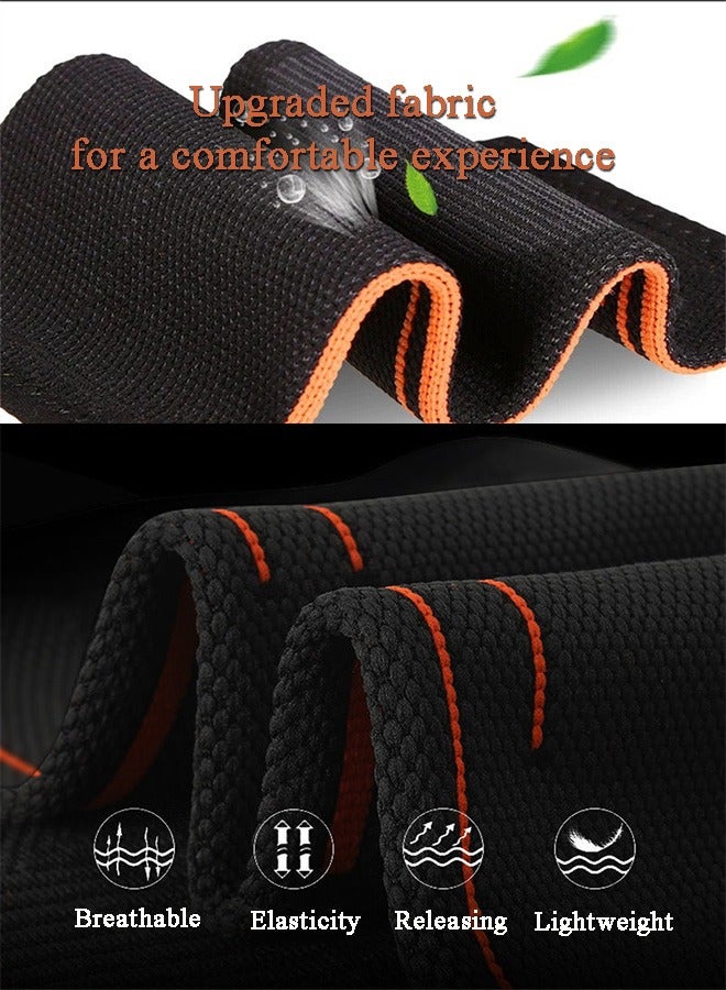 NIBEMINENT 5-Piece Sports Protector Professional Knee Wrist Palm and Ankle Men's Sports Equipment Set For Running, Exercise - Image 5