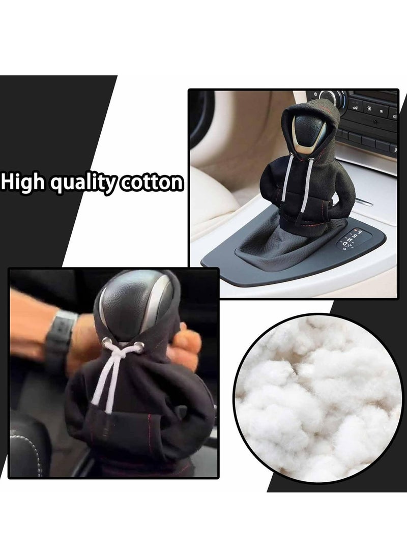 Oasisgalore Car Gear Shift Knob Hoodie Cover, Creative Shift Stick Decor for Vehicle Interior - Image 5