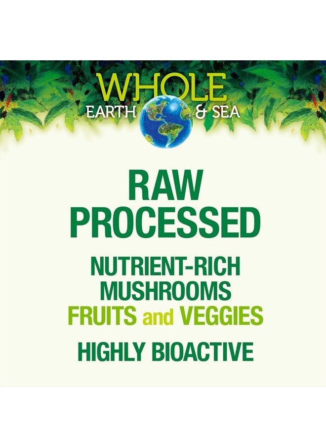 Whole Earth & Sea from, Super Mushroom, Whole Food Supplement, Vegan 30 Vegetarian Capsules