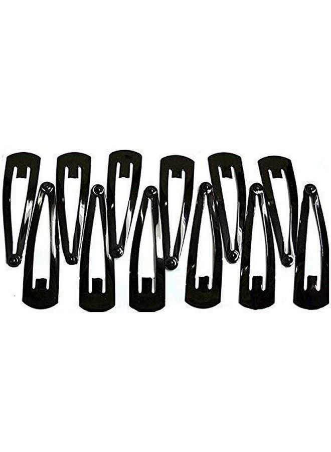 Drishti Original Hair Tic Tac Black Metal Mediam & Small Mix Size For Girls & Women Pack Of 12 Set Of 5 (30 Pair) - Image 3