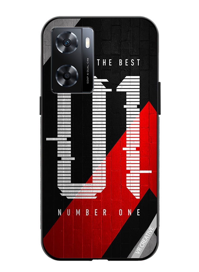 VR CREATIVE - Protective Case Cover For Oppo A57/A77s Number One Design Multicolour - Image 1
