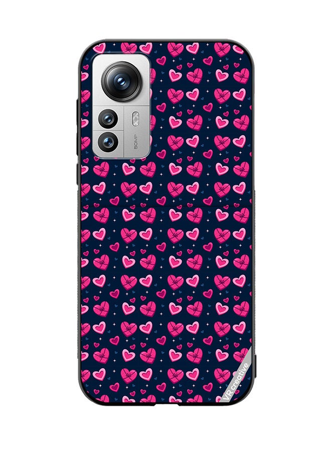 VR CREATIVE Protective Case Cover For Xiaomi 12X Love Pattern Design Multicolour - Image 1