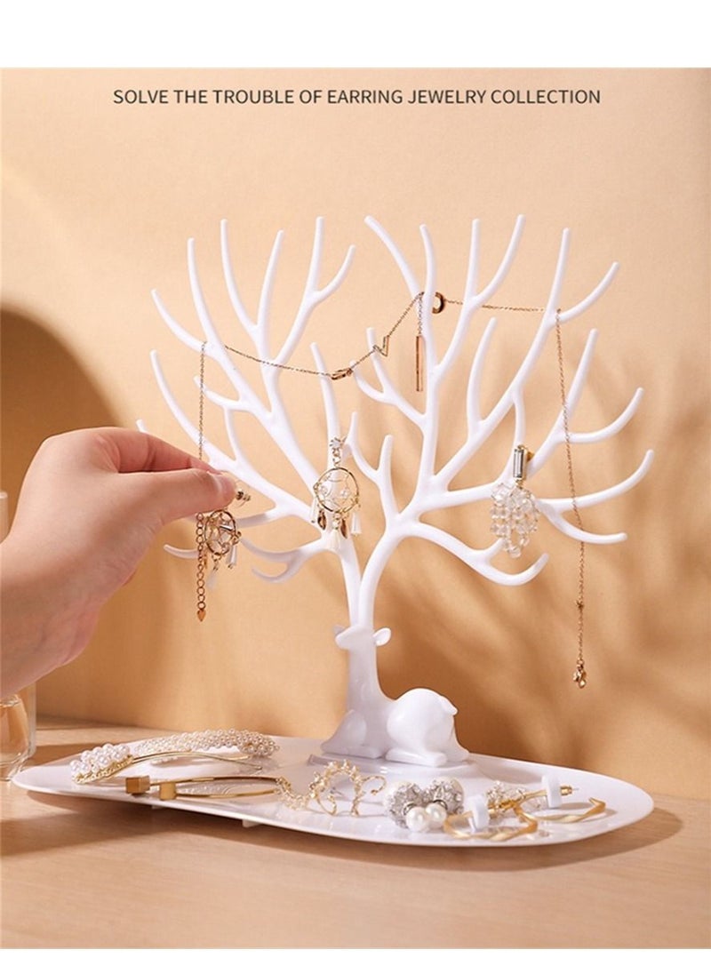 Kutis - Deer Jewelry Earrings Necklace Ring Pendant Bracelet Organizer Holder - Image 1