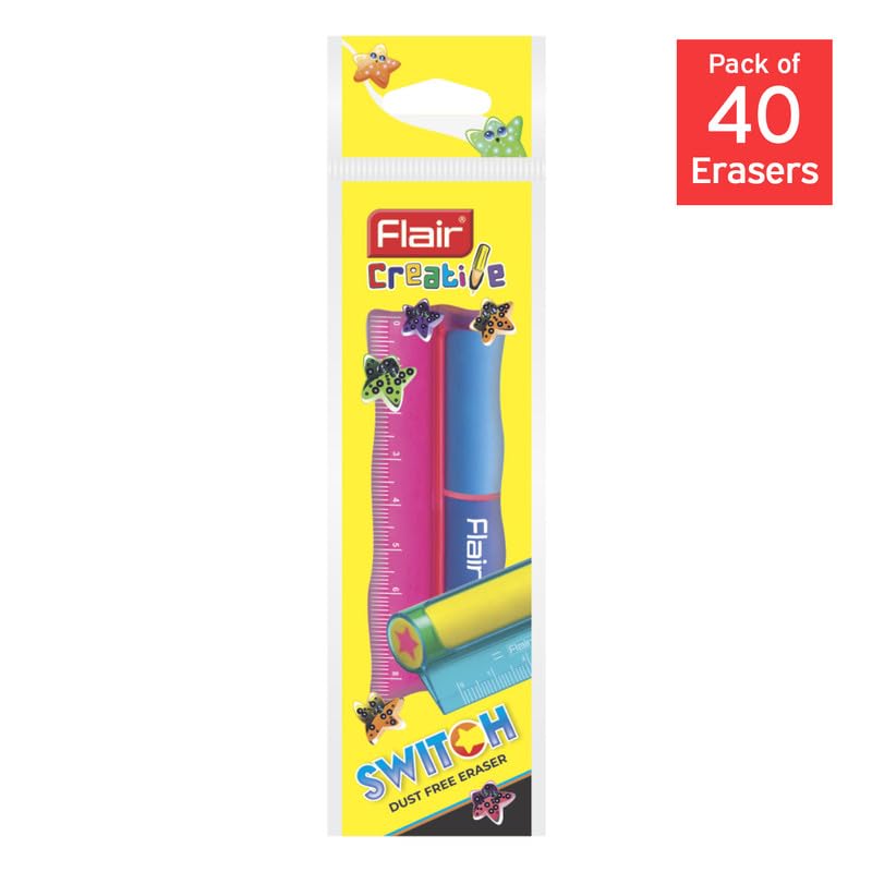 Flair Switch Eraser | Pack of 40 - Image 2
