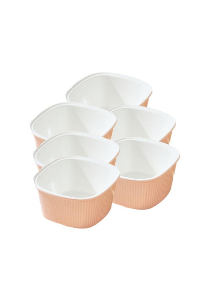 Bluejw Ramekins For Creme Brulee, Porcelain Ramekins Oven Safe, Classic Style Ramekins For Baking, Souffle Ramekins Bowls, Set Of 6 - Image 2