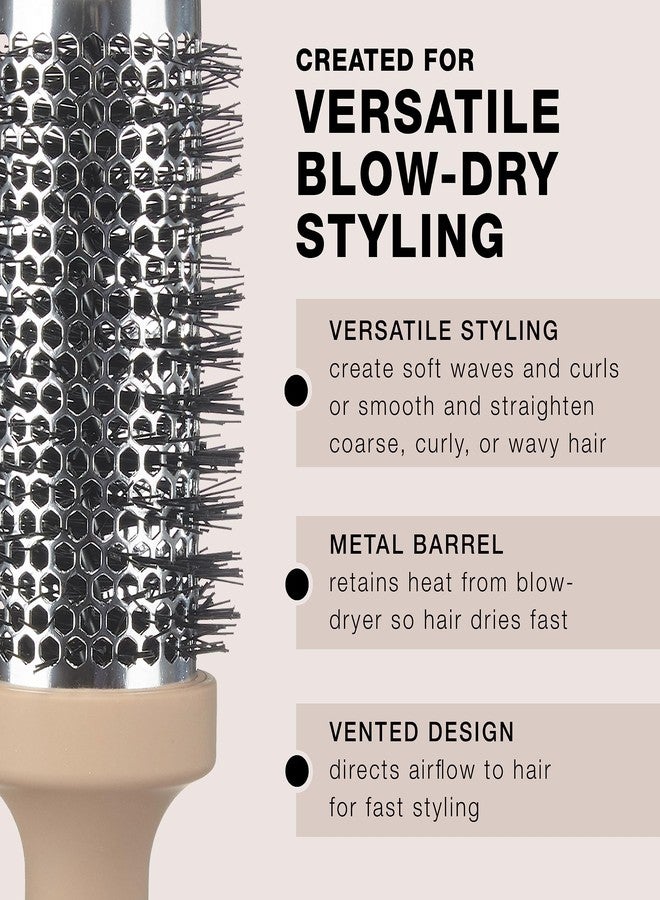 CONAIR InfinitiPro by Conair - Hair Brush - Round Brush - Round Brush for Blow Out - Designed to Retain Heat and Optimal Airflow - Performa Series - Image 3