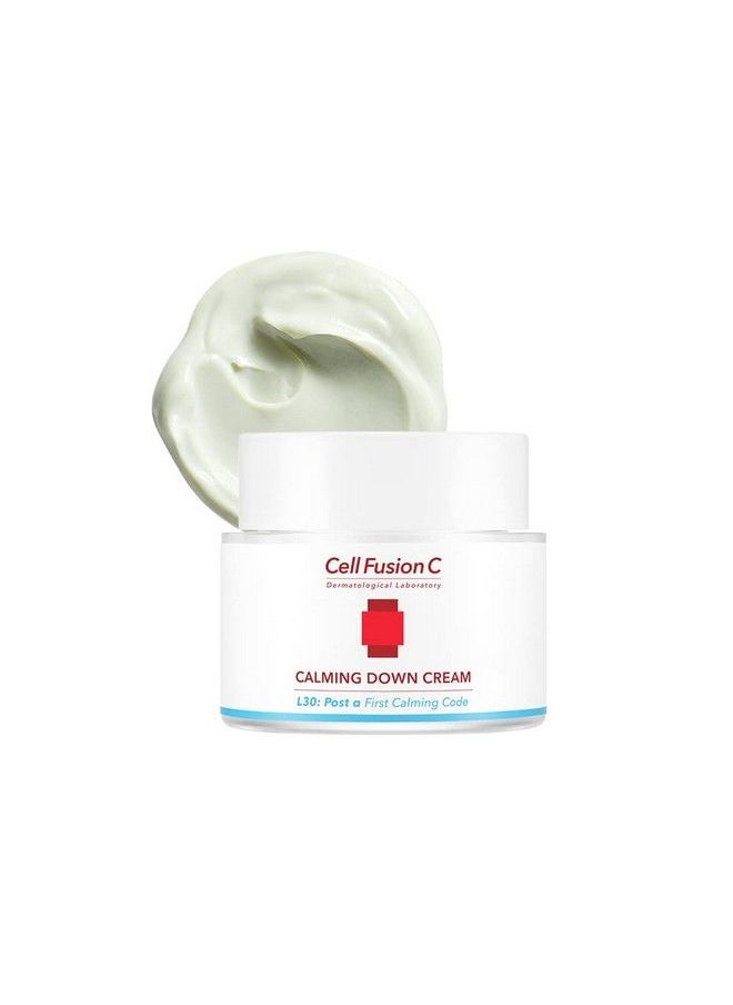 Cell Fusion C Post Alpha Calming Down Cream 1.69Oz | Clear Skin Moisturizer Acne Treatment  - Image 1