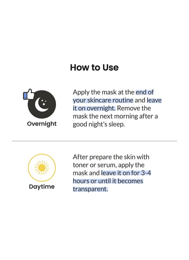 BIODANCE Hydro Cera-nol Real Deep Mask,Overnight Hydrogel Mask,Soothing,Moisturizing,Nourishing | Pack of 4 x 34g