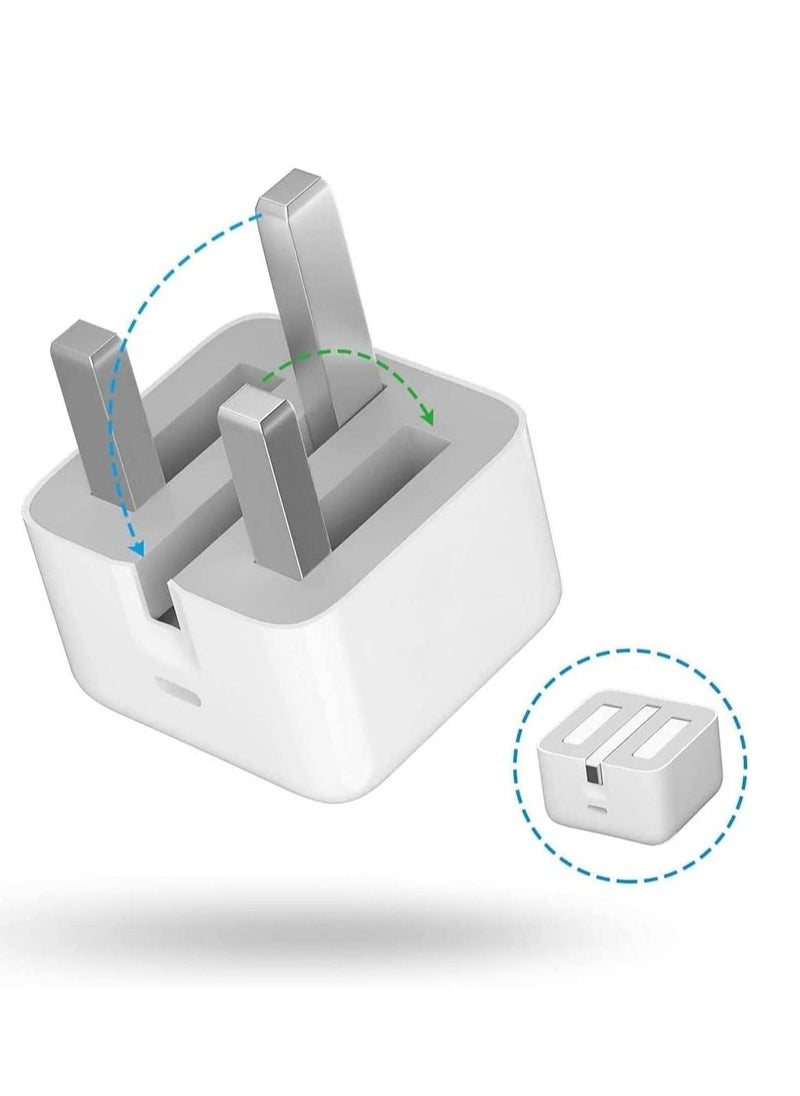BGM - PD20W USB-C Power Adapter With Cable for iPhone 13 iPhone 13 Pro max /13mini (iPhone 20W USB-C Power Adapter) - Image 1