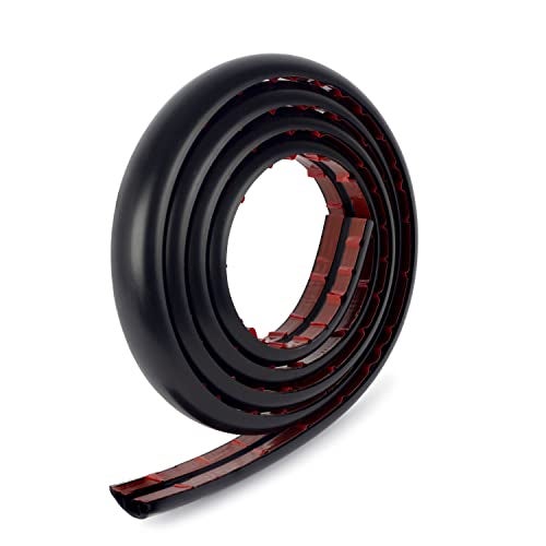 Rubber Bond Cord Cover Floor Cable Protector Strong Self Adhesive Floor Cord Covers for Wires Low Profile Extension Cord Covers for Floor Wall - Image 3