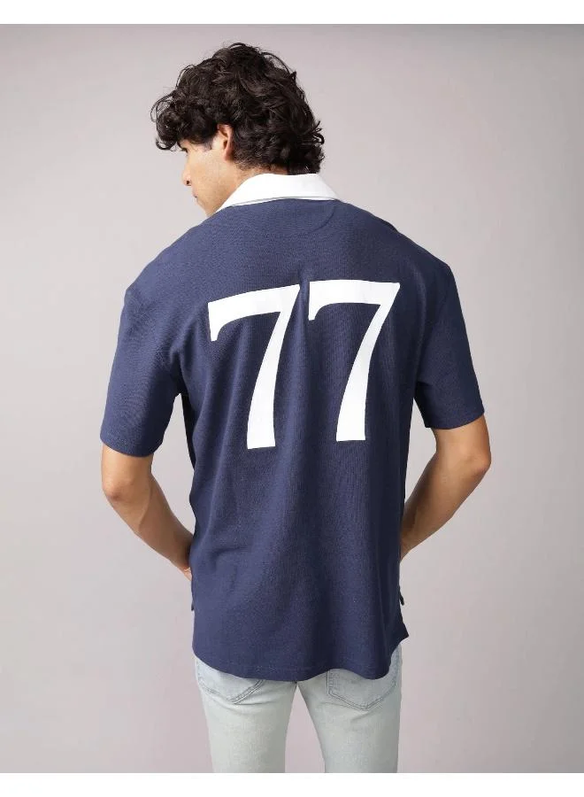 American Eagle AE Graphic Polo Shirt