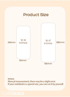 EXPGlobal 12 To 14 Inches keyboard case keyboard film Keyboard Protective Film Laptop Keyboard Case Notebook Keyboard Skin Protector Cover  - Image 4