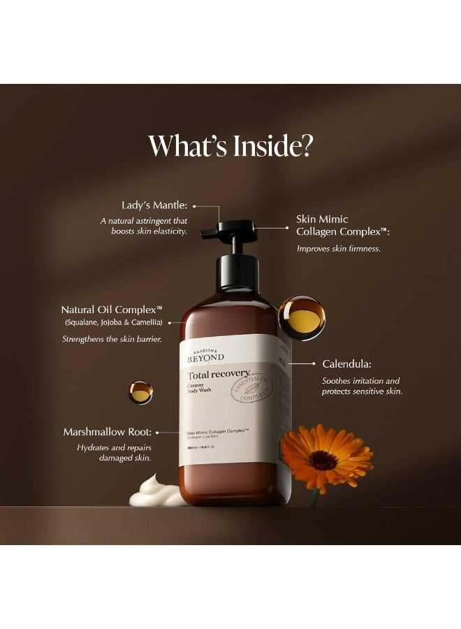 Belif Beyond Total Recovery Creamy Body Wash 500ML | Deep Hydration & Skin Barrier Support | Vegan, Sulfate-Free | Natural Oils & Botanical Extracts | Apple Floral Scent - Image 3