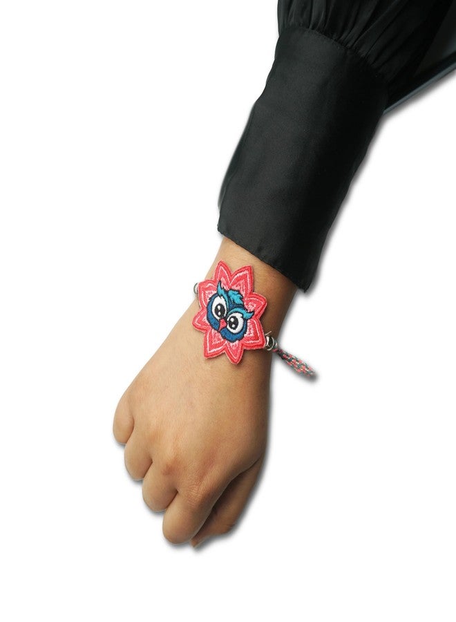 KOLOROBIA THE HOOT ONE Adorable Embroidery Rakhi For Kids - Image 2