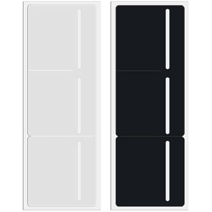 rayihni 2Pcs 3 in 1 Tax Disc Holder for Car Windscreen - Parking Permit Holder for Car Windscreen, Adhesive Self-Cling & Easy Removal, Road Tax and Insurance Certificates NCT PVC Holder - Black and White - Image 1