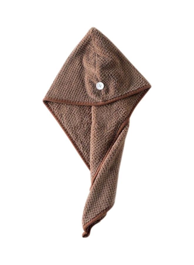 نيبمينينت منشفة رأس للاستحمام سريعة الجفاف بلون القهوة 10x160سم