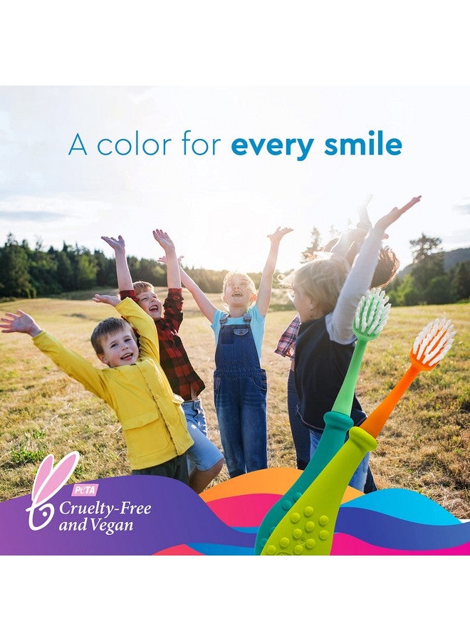 RADIUS Big Kidz Forever Brush with Replaceable Head Toothbrush for Children, 6 Years and Up, BPA Free ADA Accepted for Growing Teeth and Gums - Right and Left Handed, Extra Soft - Image 2